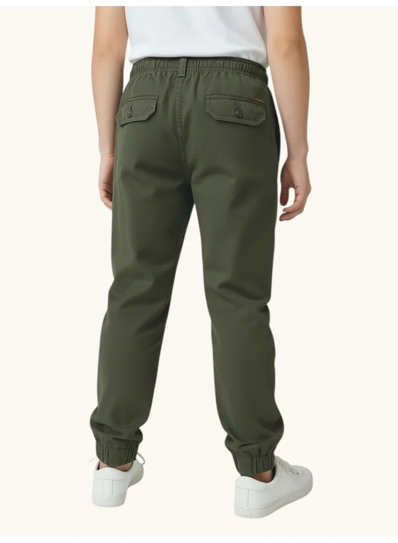 Victor And Jane  BOYS JOGGER-OLIVE for Men | Best Price UAE